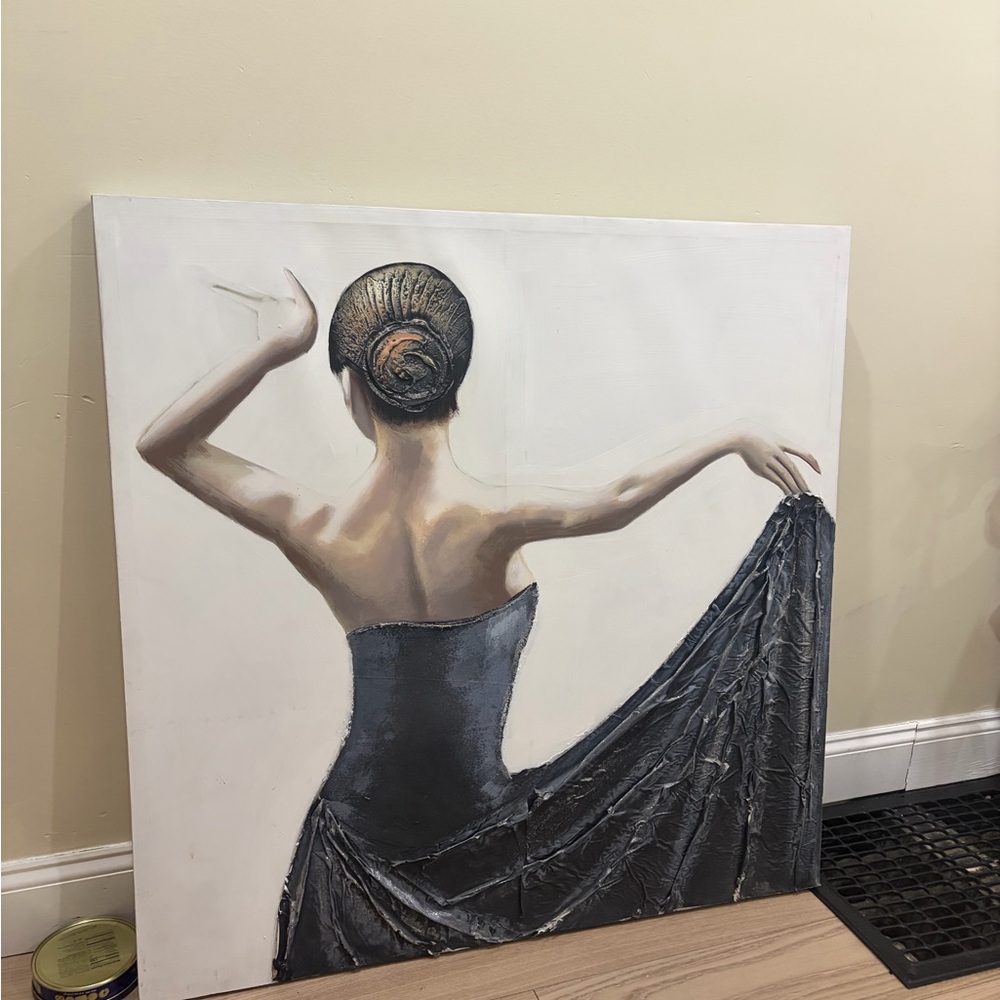 Elegant Dancer Canvas Art